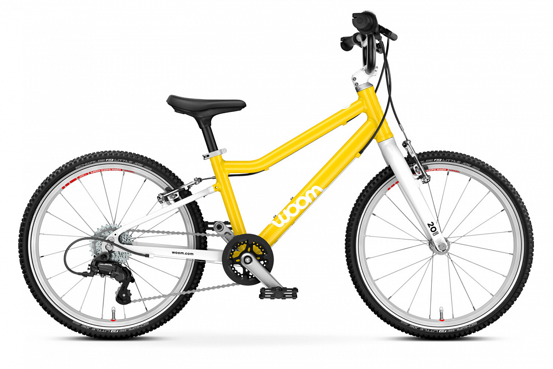 Детский велосипед Woom go 4 vibrant yellow 20”