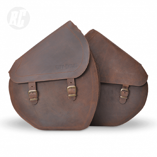 Сумка для велосипеда  The Ruffian Leather Saddle Bag Right Brown