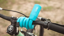 Велосипедный замок Ulac Avenir Memory Cable Lock Sky Blue