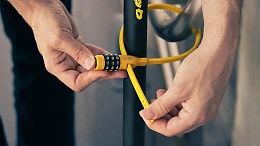 Велосипедный замок Ulac Air Just Z-tie Lock Combo Orange