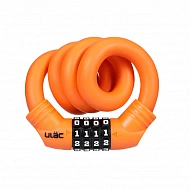 Велосипедный замок Ulac 1970 Memory Cable Lock Combo Orange