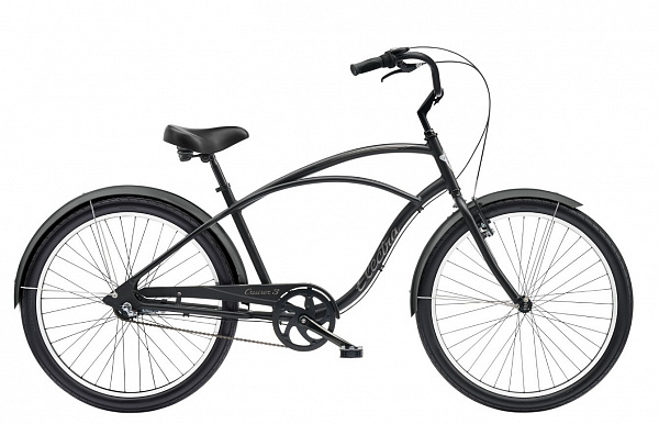 Велосипед Electra Cruiser 3i Step Over Matte Black