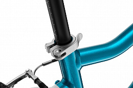 Детский велосипед Woom go 4 metallic blue 20”