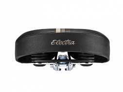 Седло для велосипеда Electra Retro Stripe Saddle w/Elastomers Black