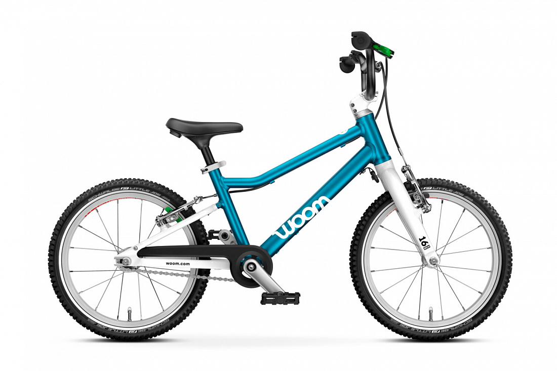 Детский велосипед Woom go 3 metallic blue 16"